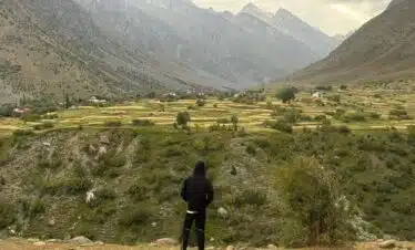 Enjoying at green valley shagarthang