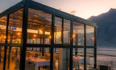 Khoj resort at night