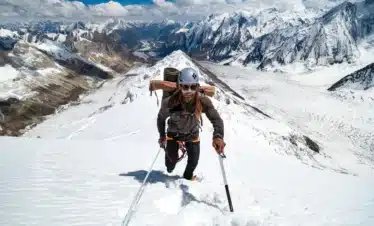 expediton team at spantik peak