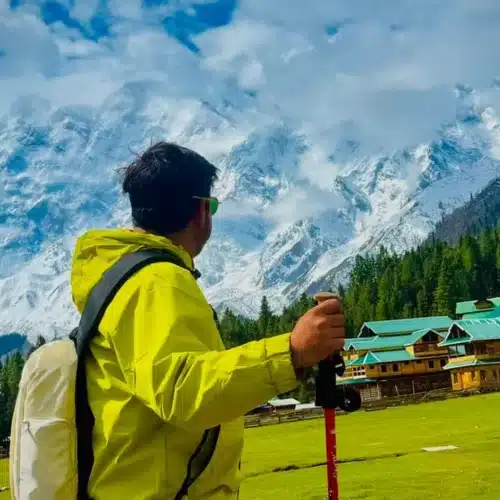 CEO skardu trekker is at fairy meadows