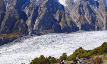 Patundas pass with glaciers