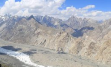 Shimshal Pass Trek side area in day light