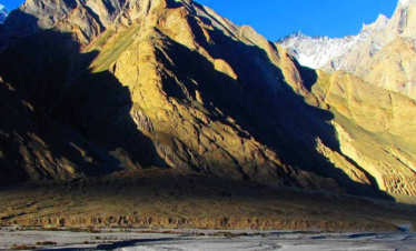 Shimshal Pass at sunset