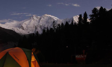 CAMPING AT NIGHT AT FAIRY MEADOWS