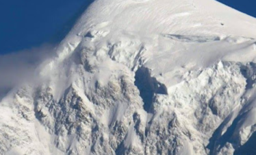 Cigarette Peak covered in clouds