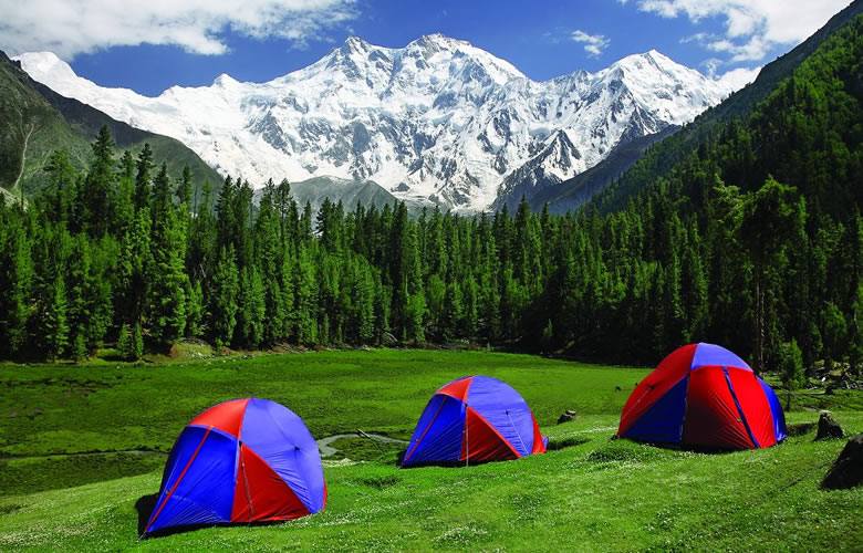 Camping in Fairy Meadows