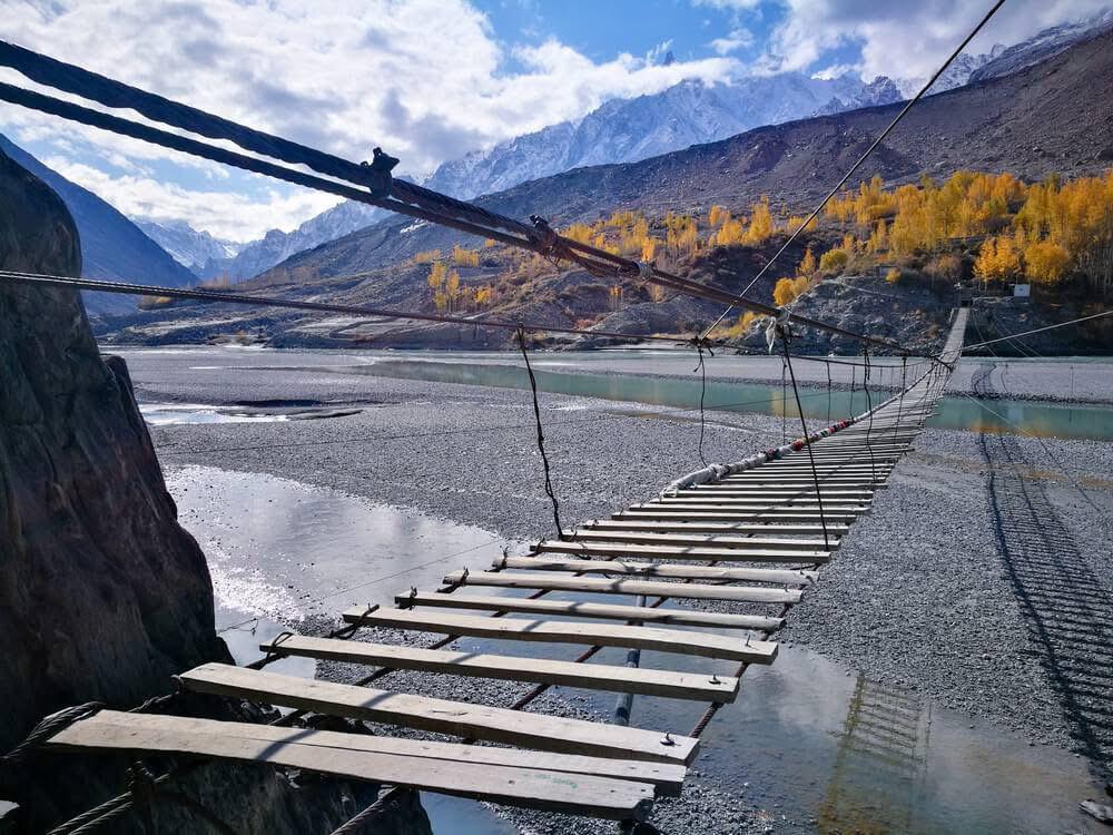 Hussaini suspension bridge