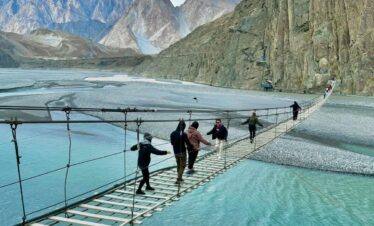 Hussaini suspension bridge