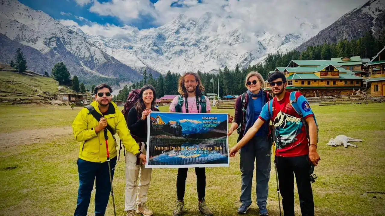 Team memebers on missioin nanga parbat base camp 2026