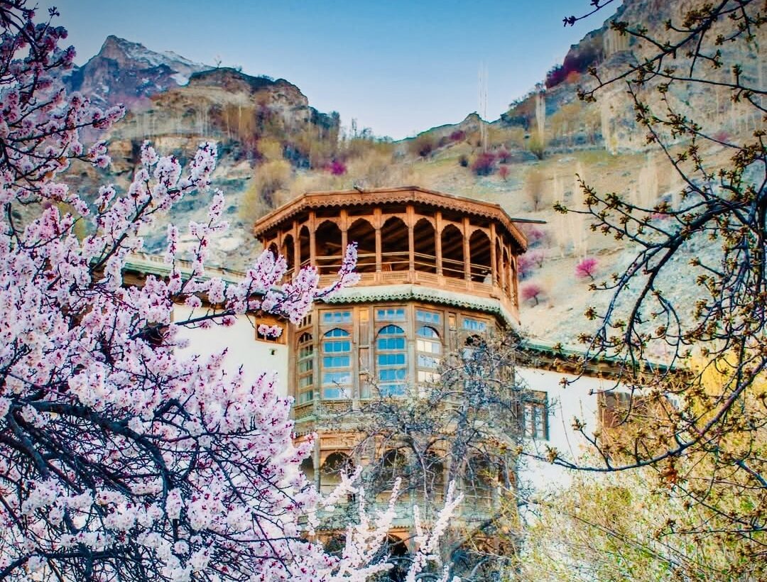 Skardu blossom season travel destination in spring