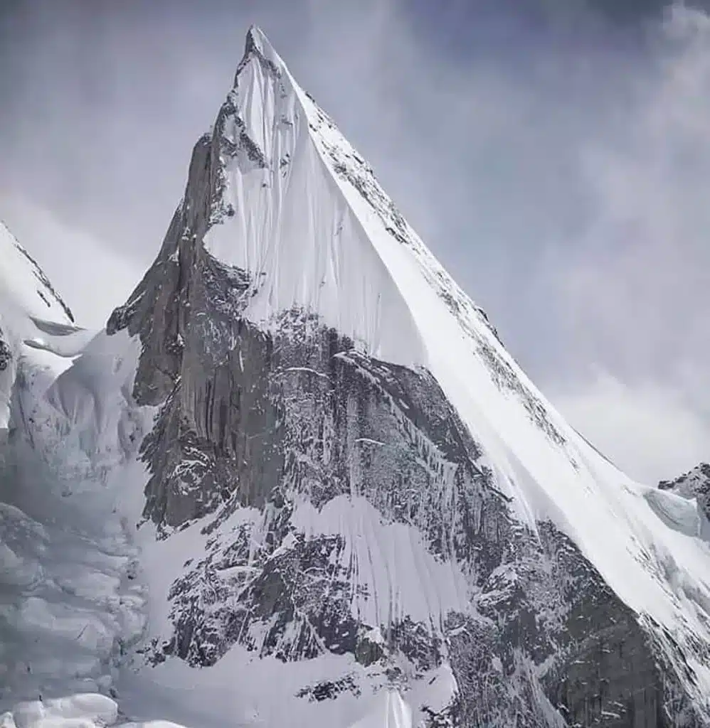 Laila Peak pakistan dramatic pyramid shaped mountain in Karakoram range