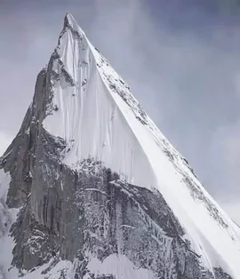 Laila Peak pakistan dramatic pyramid shaped mountain in Karakoram range
