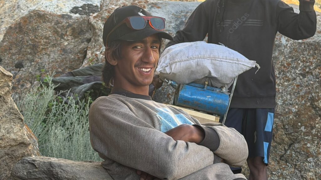 Ali ansari as a helper in our team.