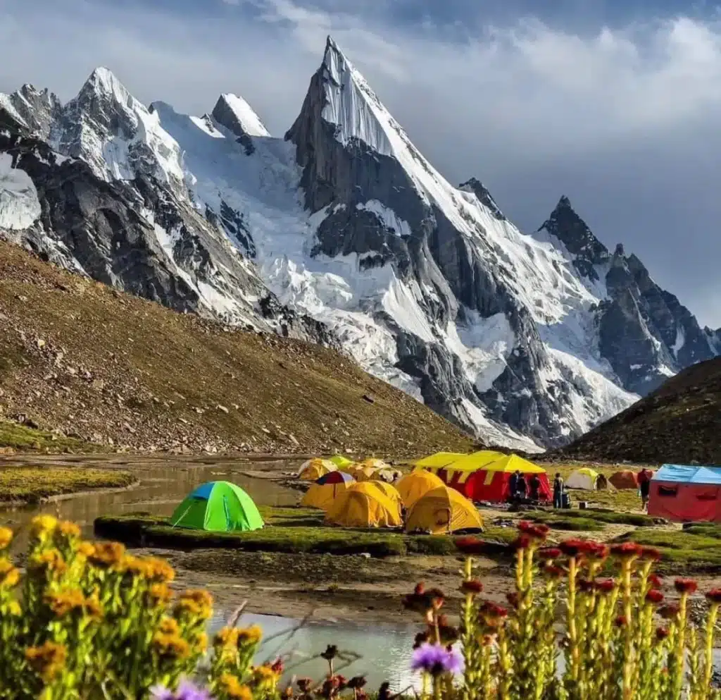 Laila Peak pakistan in Hushe Valley Karakoram mountain range