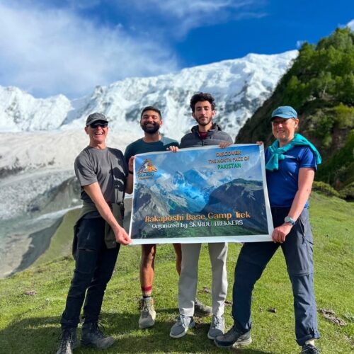 team at rakaposhi basecamp